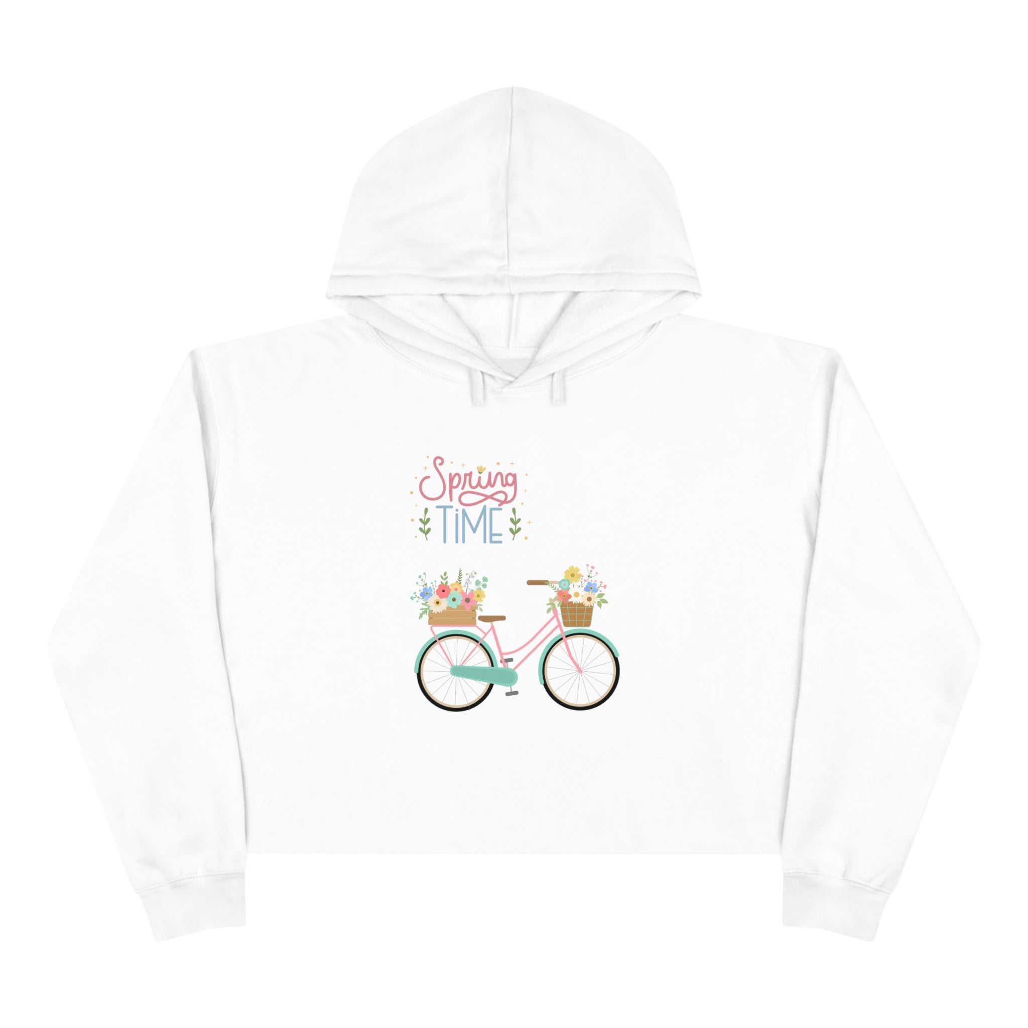 Spring Time Crop Hoodie