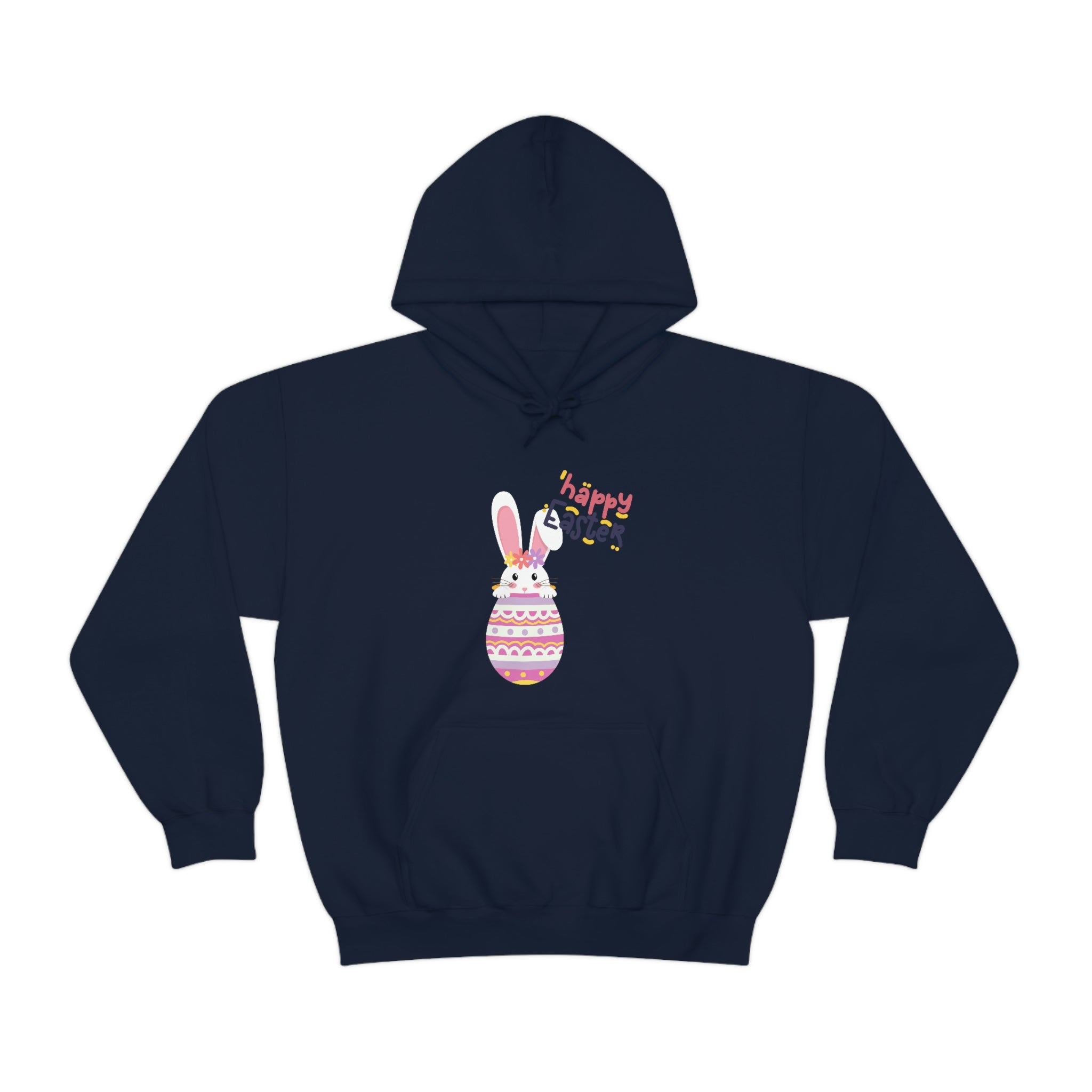 Happy Easter Day Bunny Unisex Heavy Blend™ Hooded Sweatshirt