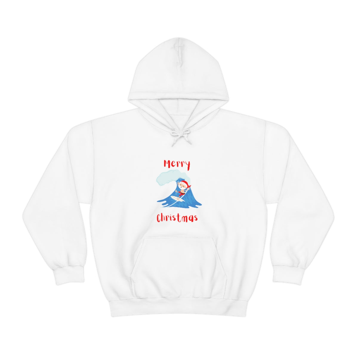 Surfing Santa Unisex Heavy Blend™ Hooded Sweatshirt