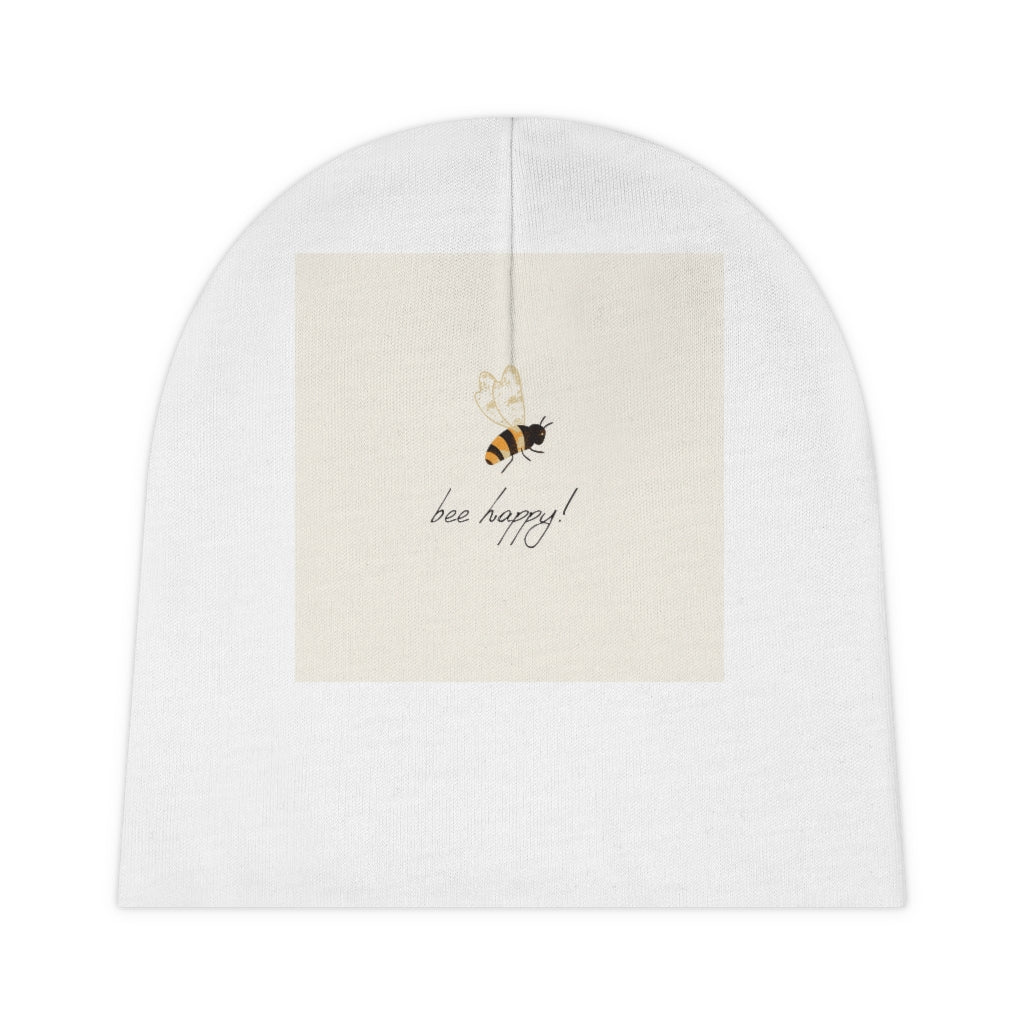 Bee Happy Baby Beanie