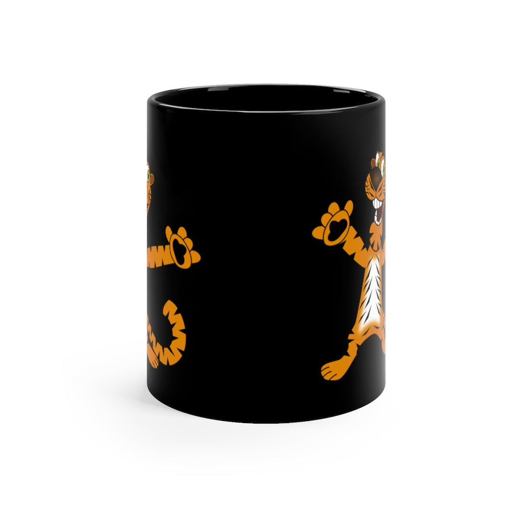 Tigers Black Coffee Mug, 11oz