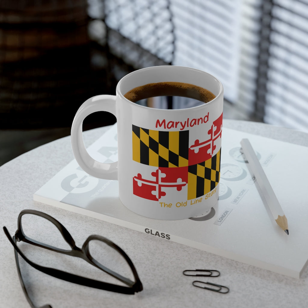 Maryland State Flag Jumbo Mug, 20oz