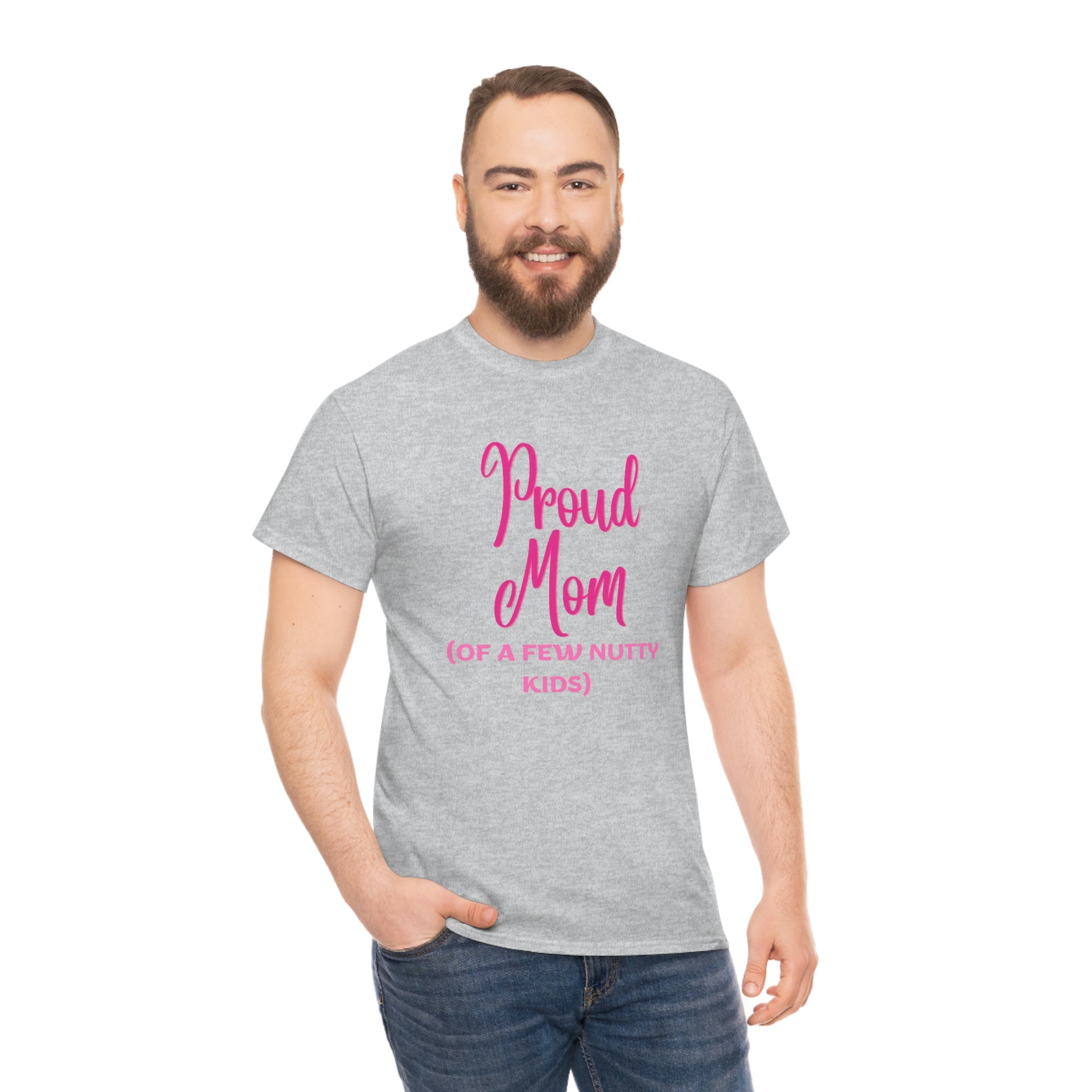 Proud Mom Unisex Heavy Cotton Tee