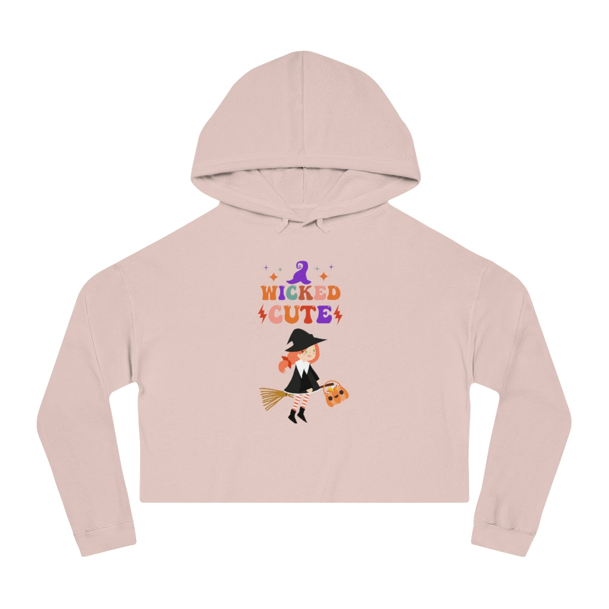 Wicked Cute Women’s Cropped Hooded Sweatshirt