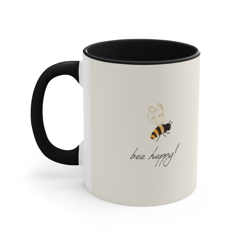 Bee Happy Accent Mug