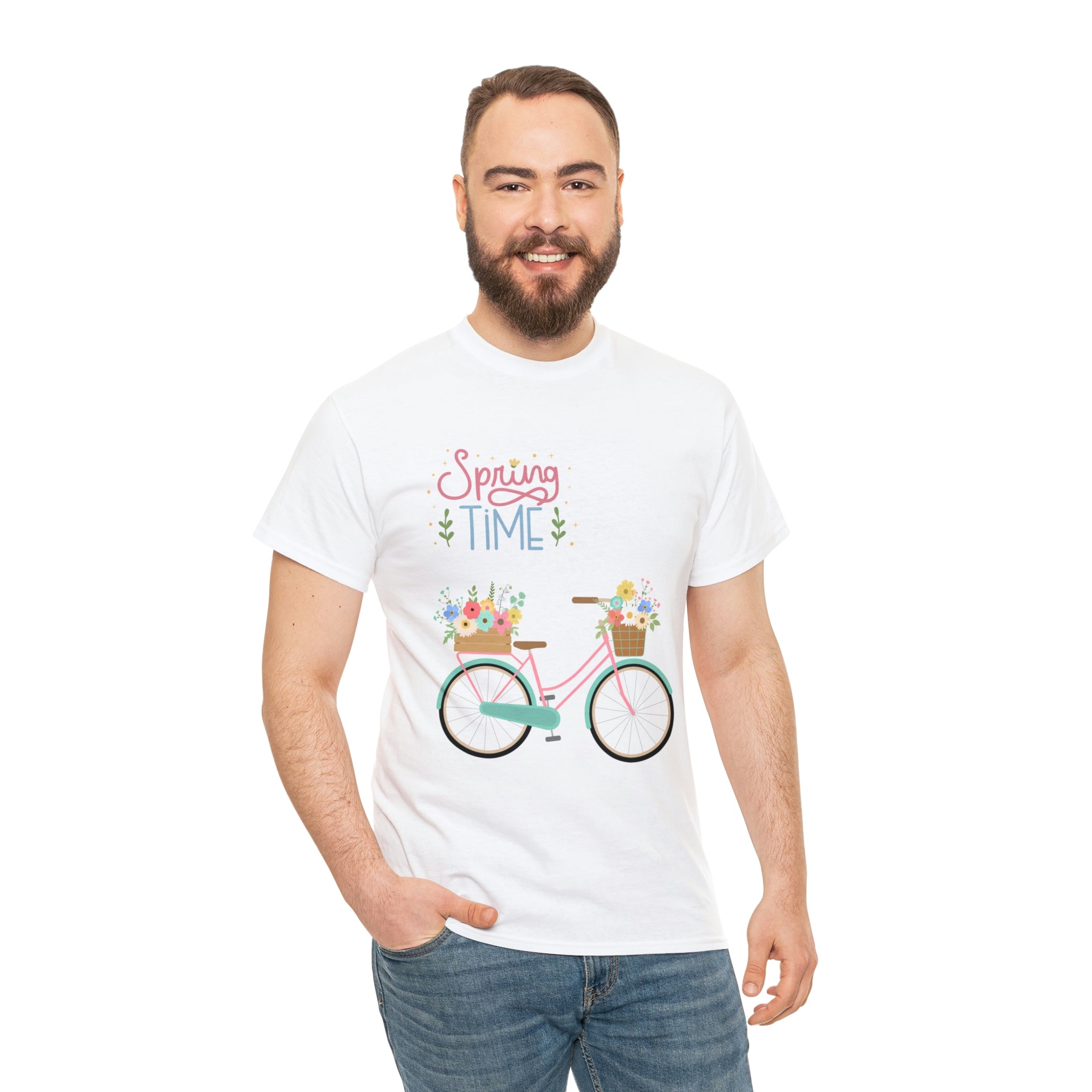 Spring Time Unisex Heavy Cotton Tee