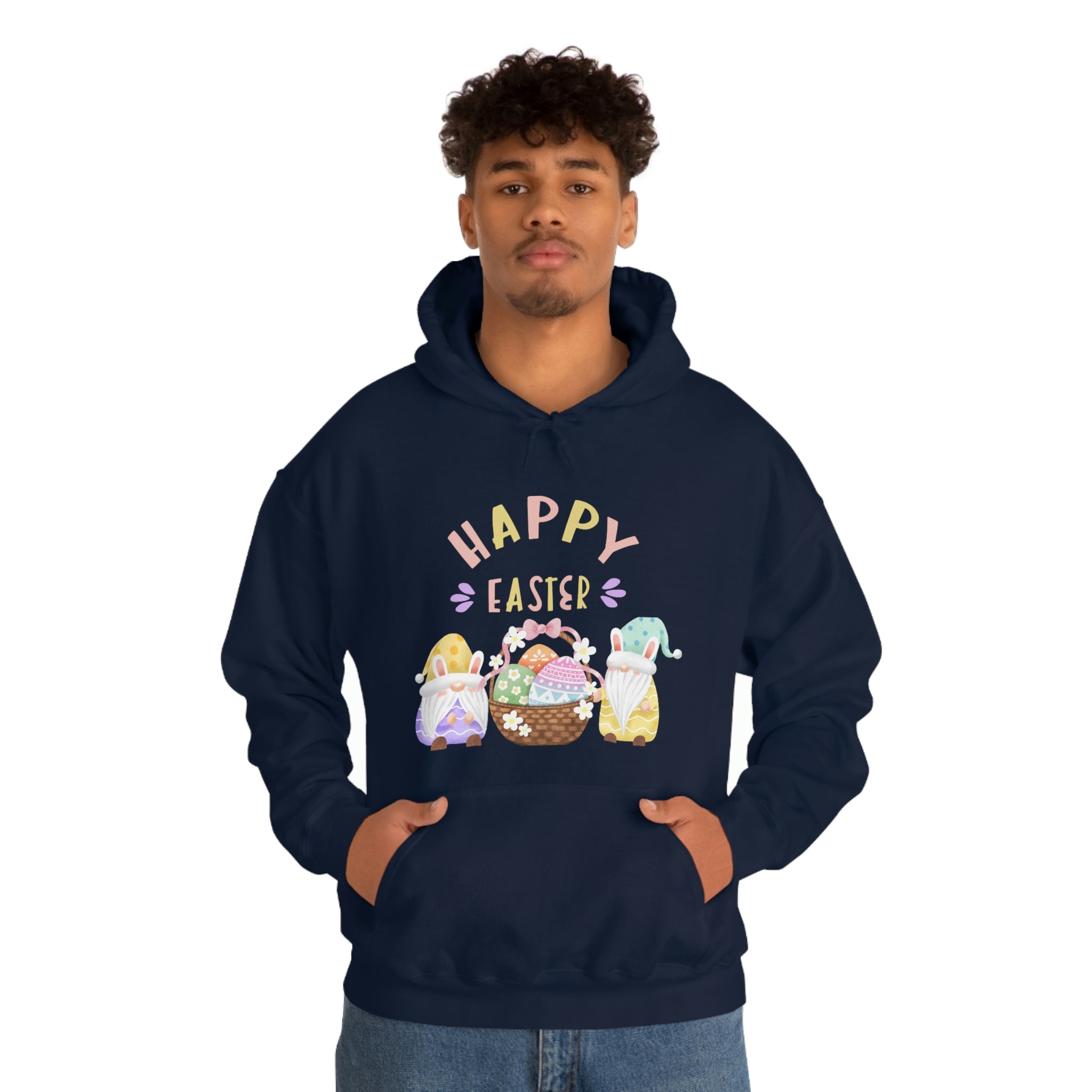 Happy Easter Gnome Unisex Heavy Blend™ Hooded Sweatshirt