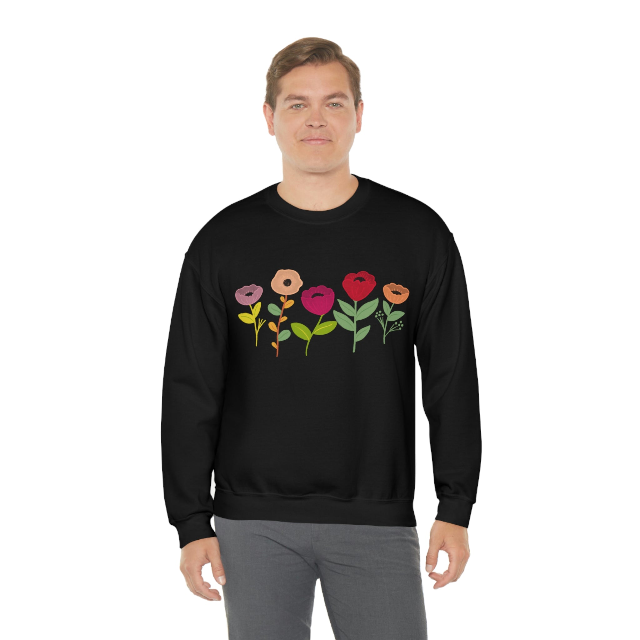 Spring Flowers Unisex Heavy Blend™ Crewneck Sweatshirt