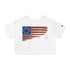 My Flag Champion Women's Heritage Cropped T-Shirt