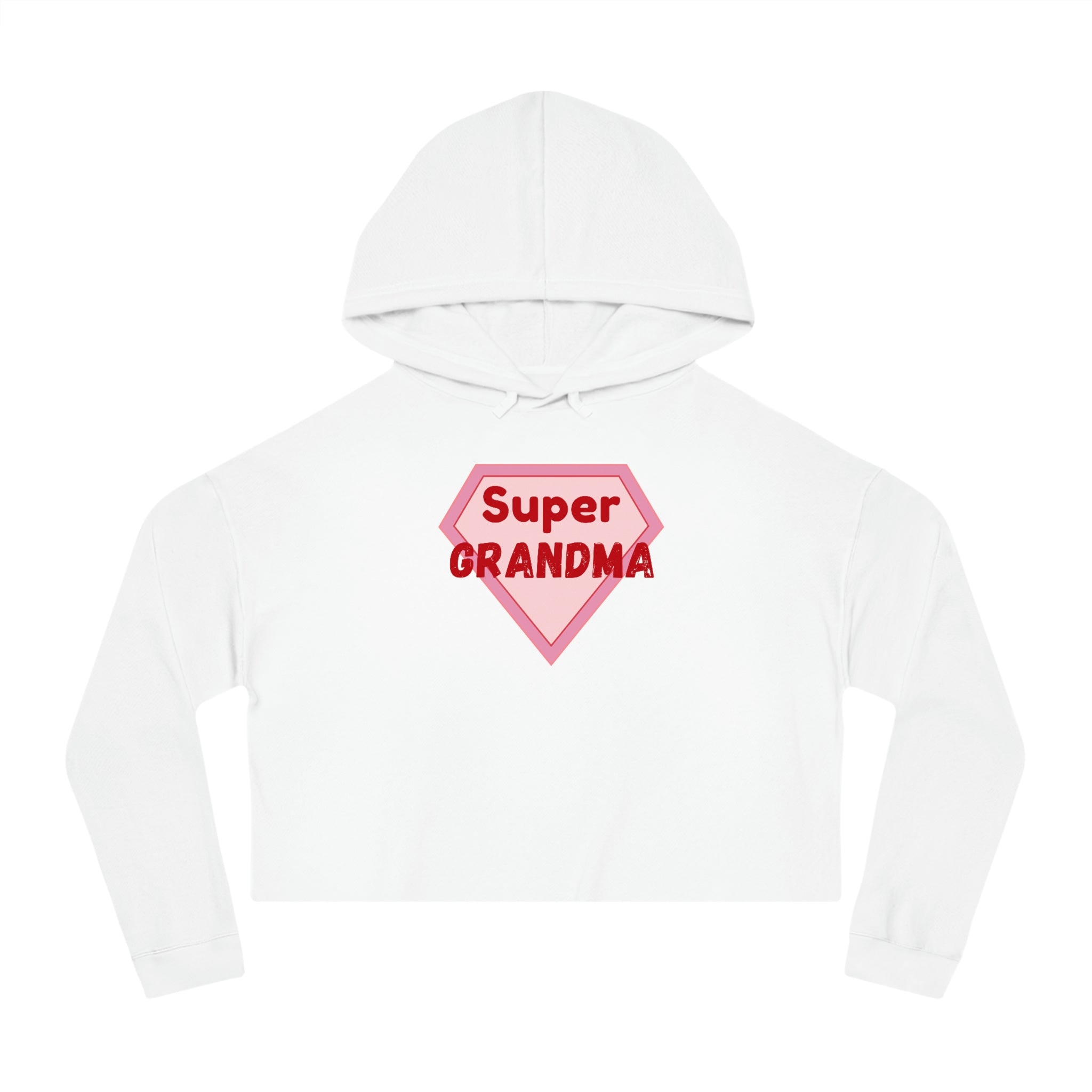 Super Grandma Women’s Cropped Hooded Sweatshirt