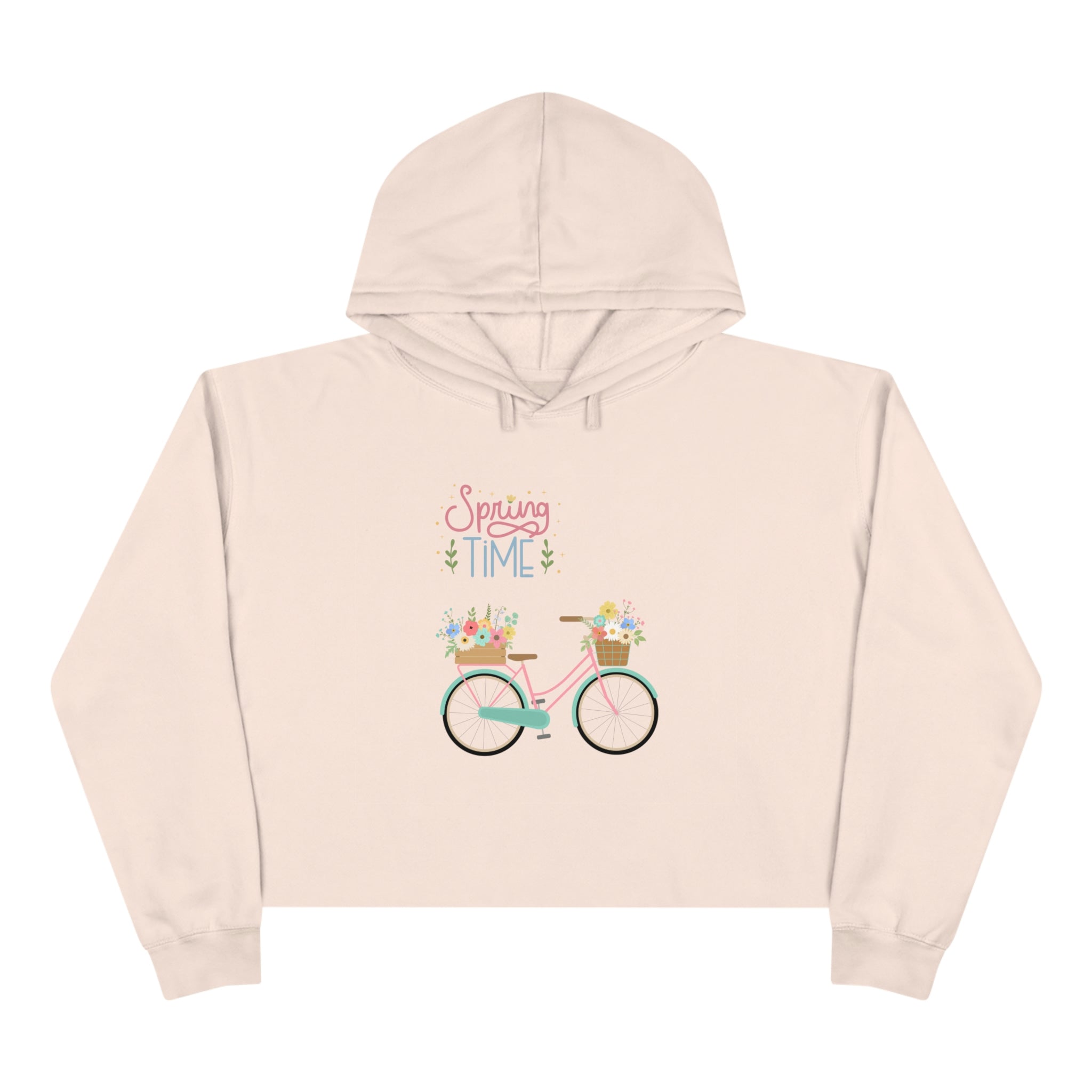 Spring Time Crop Hoodie