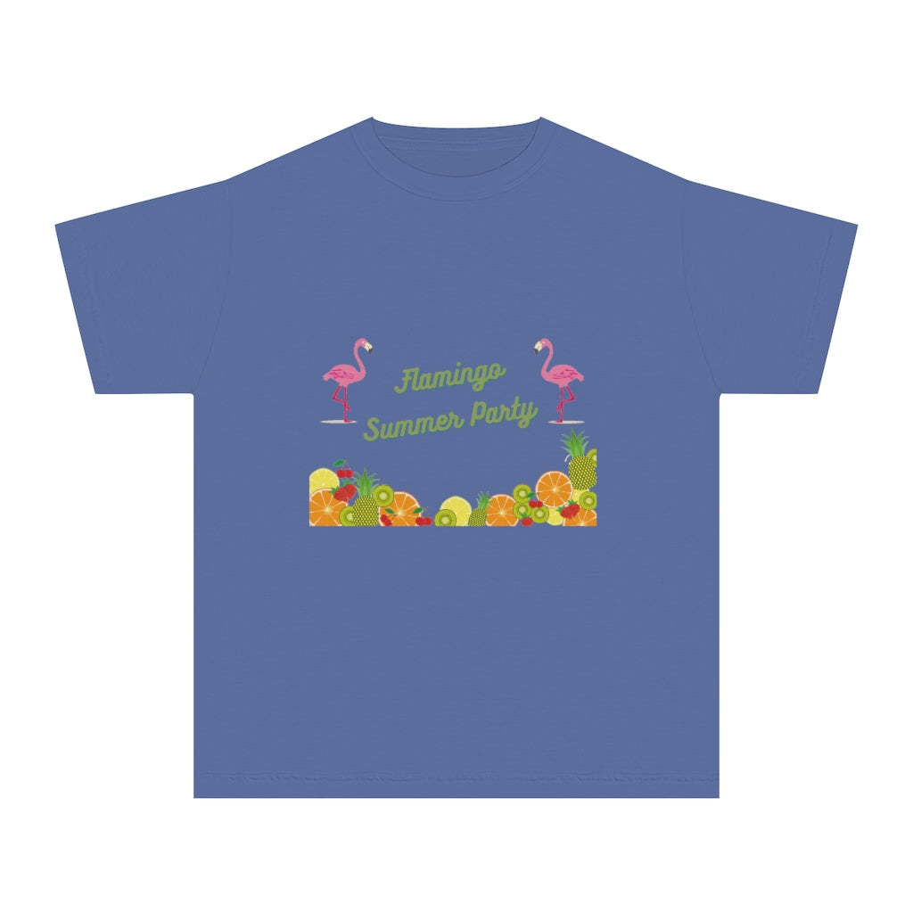 Flamingo Summer Party Youth Midweight Tee