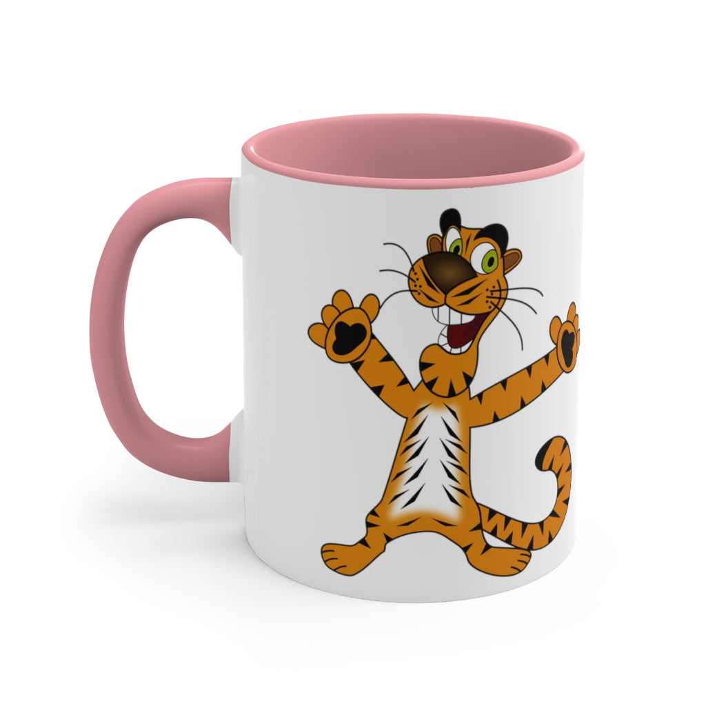 Tiger Accent Coffee Mug, 11oz