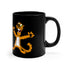 Tigers Black Coffee Mug, 11oz