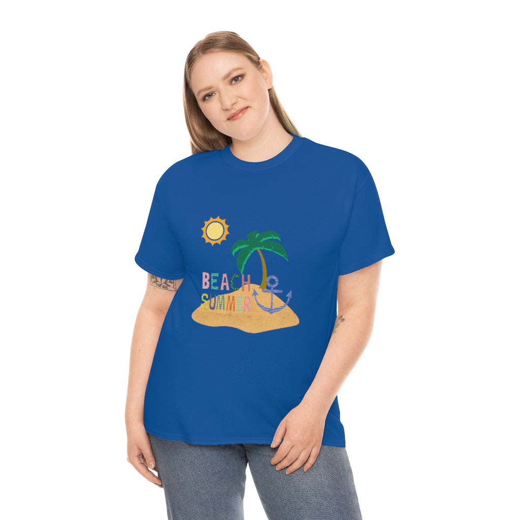 Beach Summer Unisex Heavy Cotton Tee