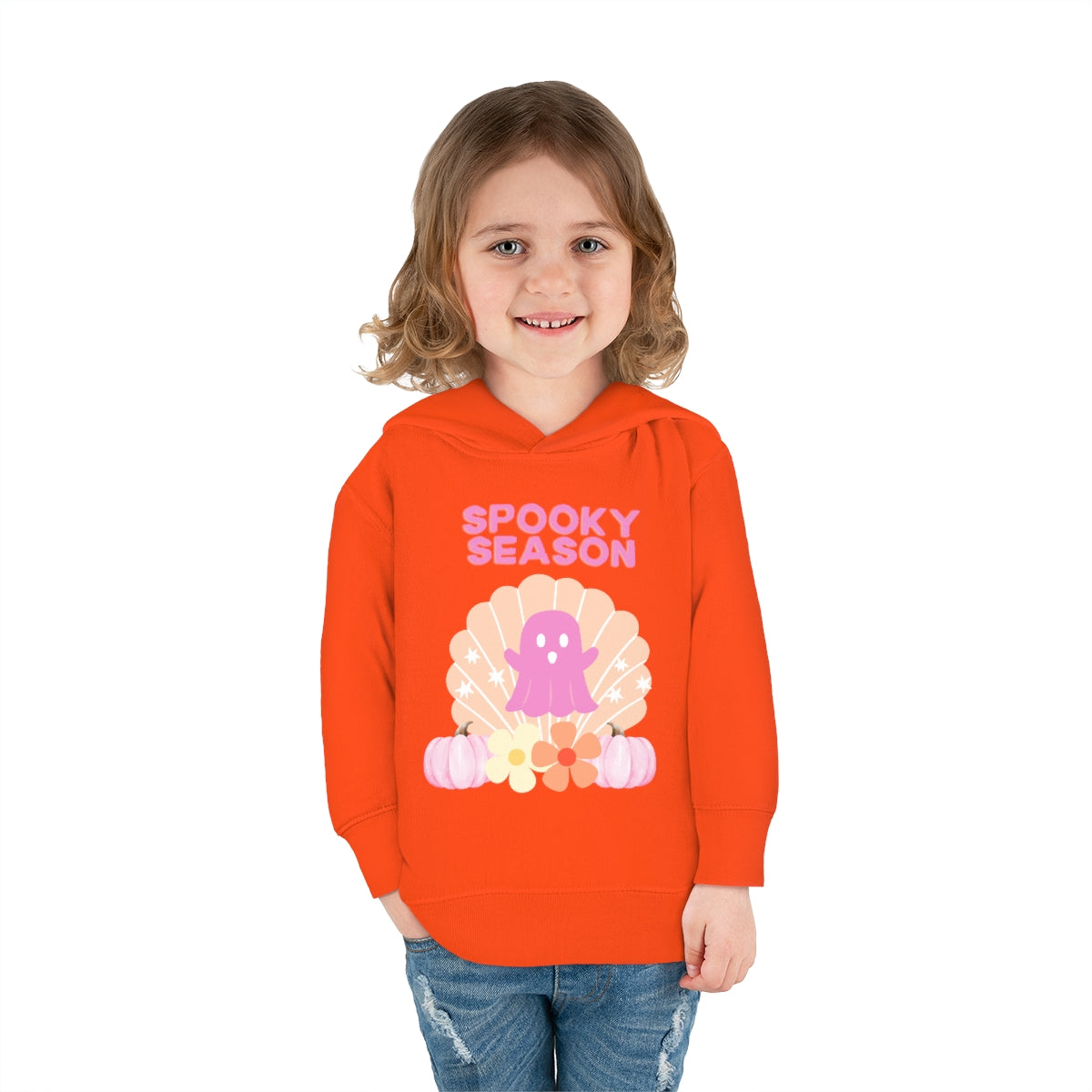 Spooky Season Toddler Pullover Fleece Hoodie