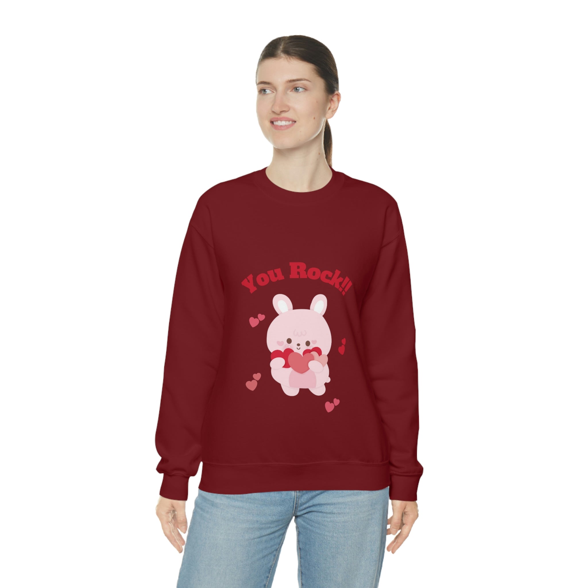 You Rock Unisex Heavy Blend™ Crewneck Sweatshirt