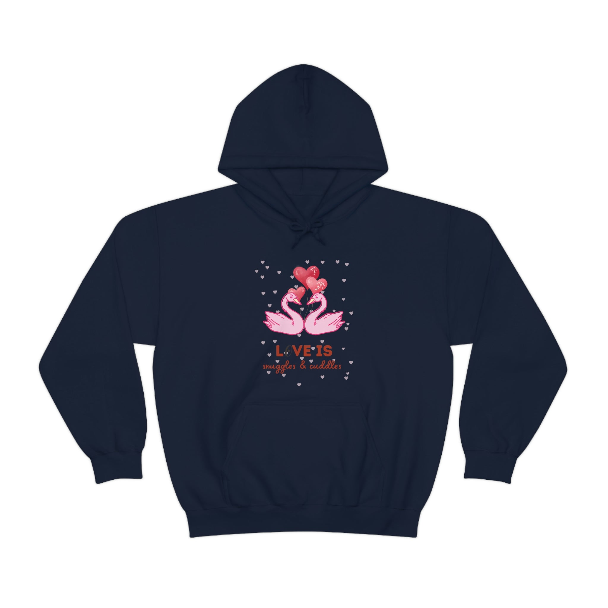 Love Is Snuggles & Cuddles Unisex Heavy Blend™ Hooded Sweatshirt