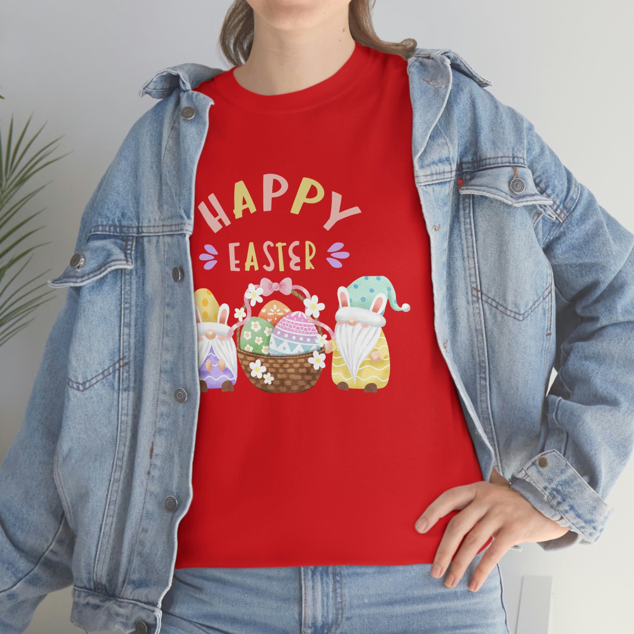 Happy Easter Gnome Unisex Heavy Cotton Tee