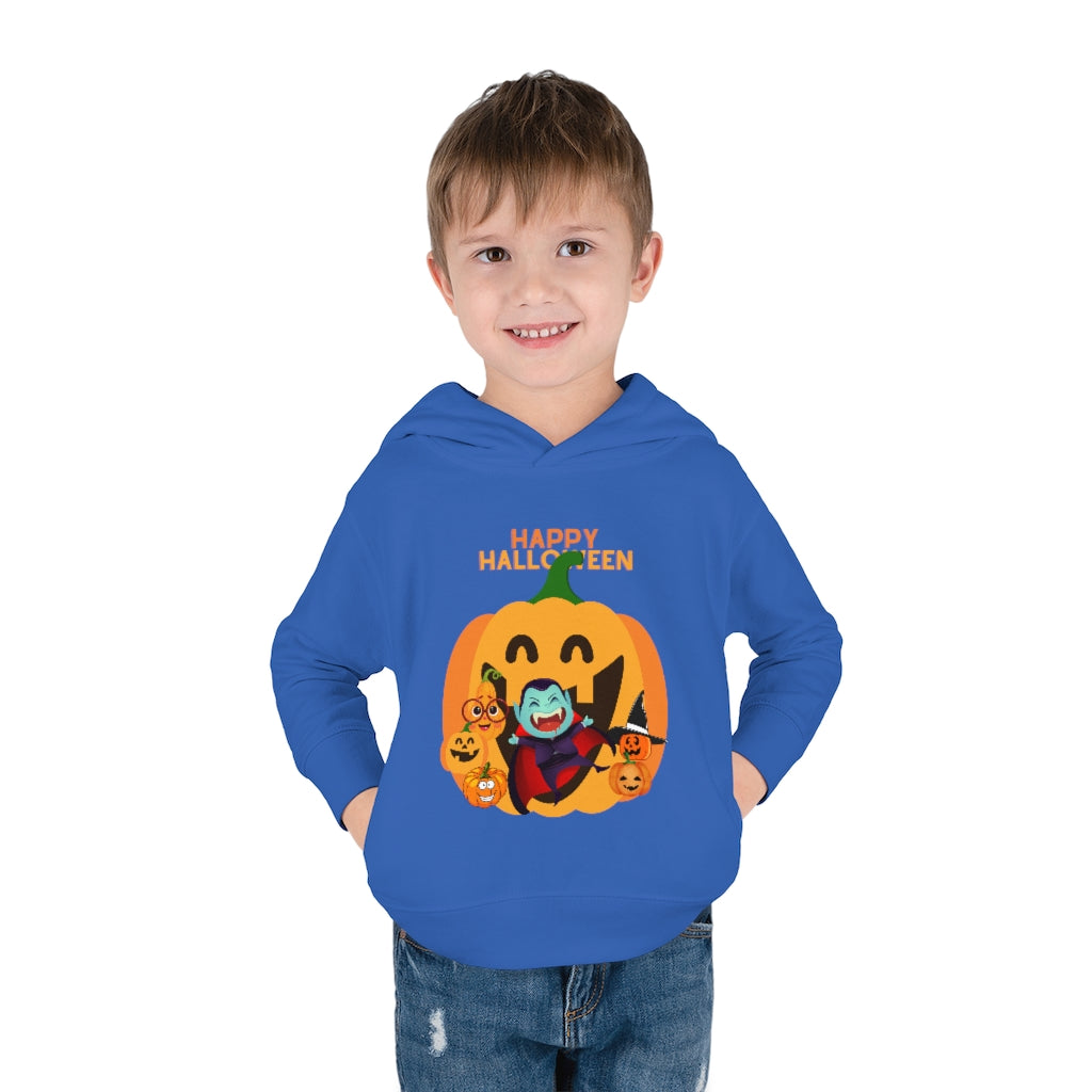 Count Vlad Happy Thanksgiving Toddler Pullover Fleece Hoodie