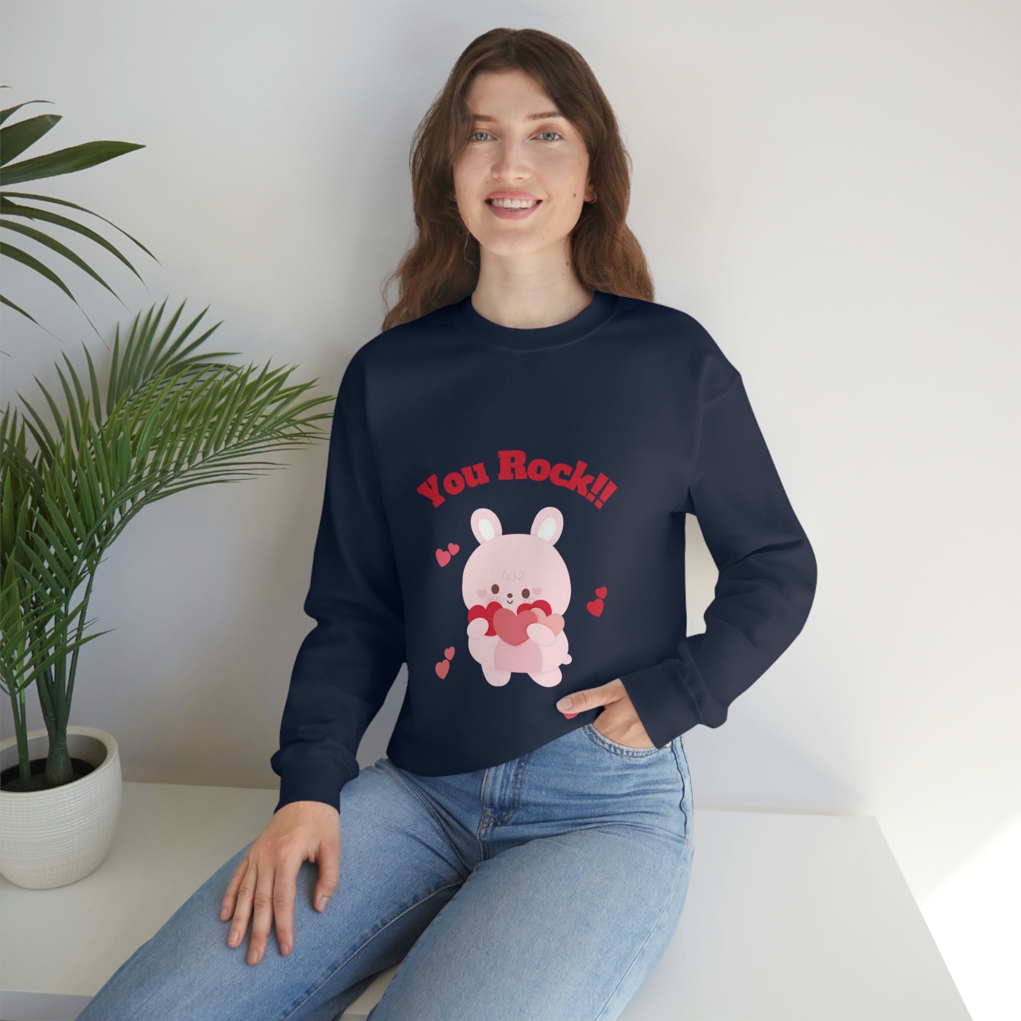 You Rock Unisex Heavy Blend™ Crewneck Sweatshirt