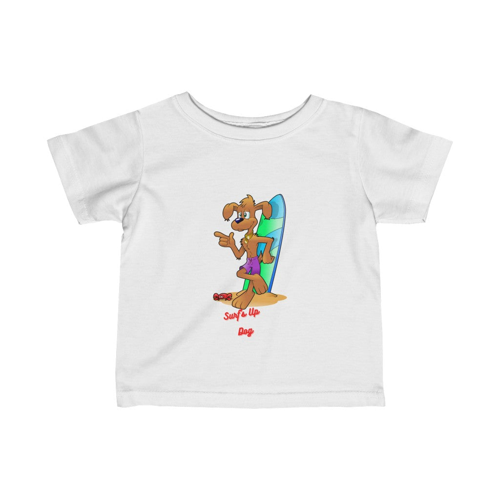 Surf's Up Dog Infant Fine Jersey Tee