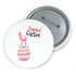 Happy Easter Day Bunny Custom Pin Buttons