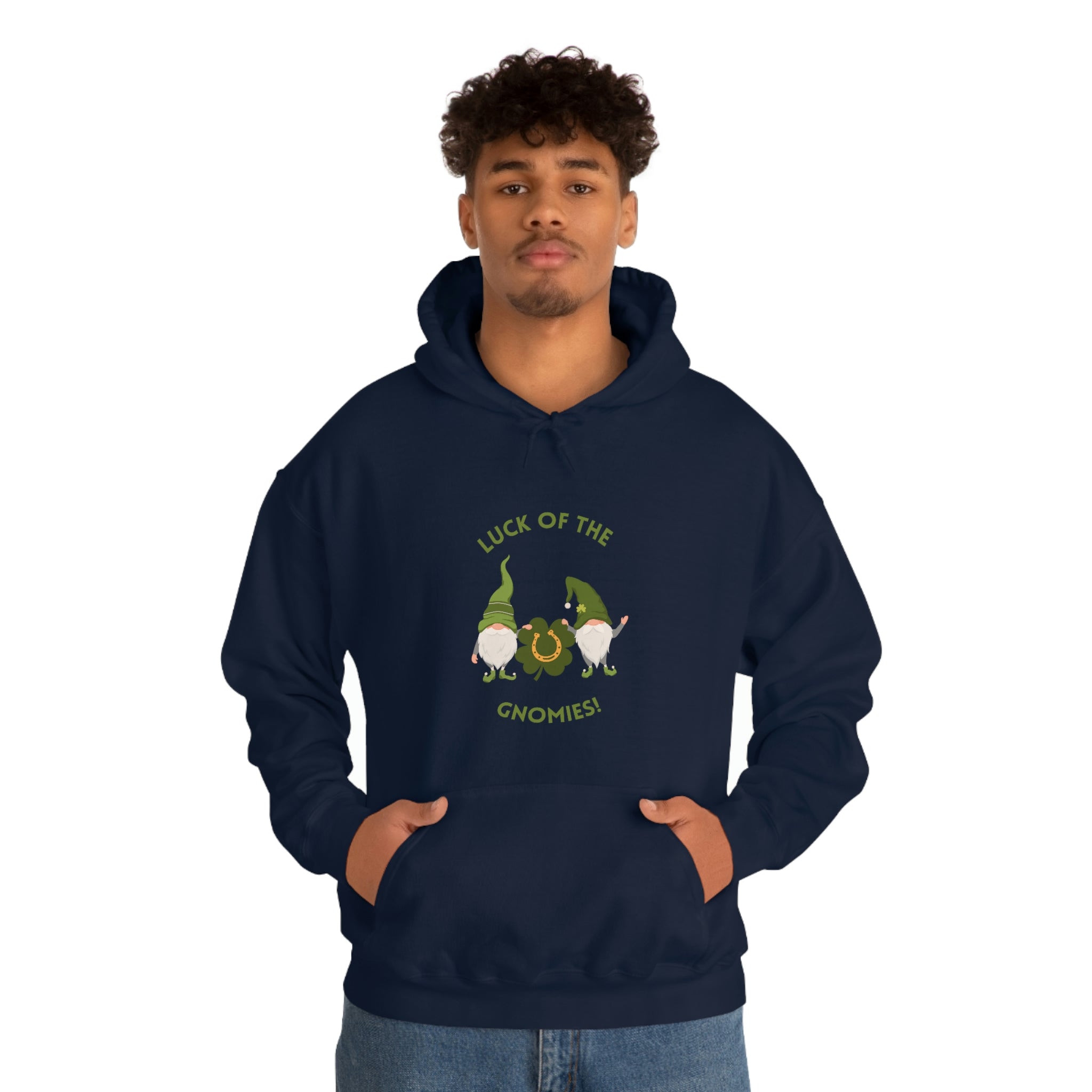 Luck Of The Gnomies! Unisex Heavy Blend™ Hooded Sweatshirt