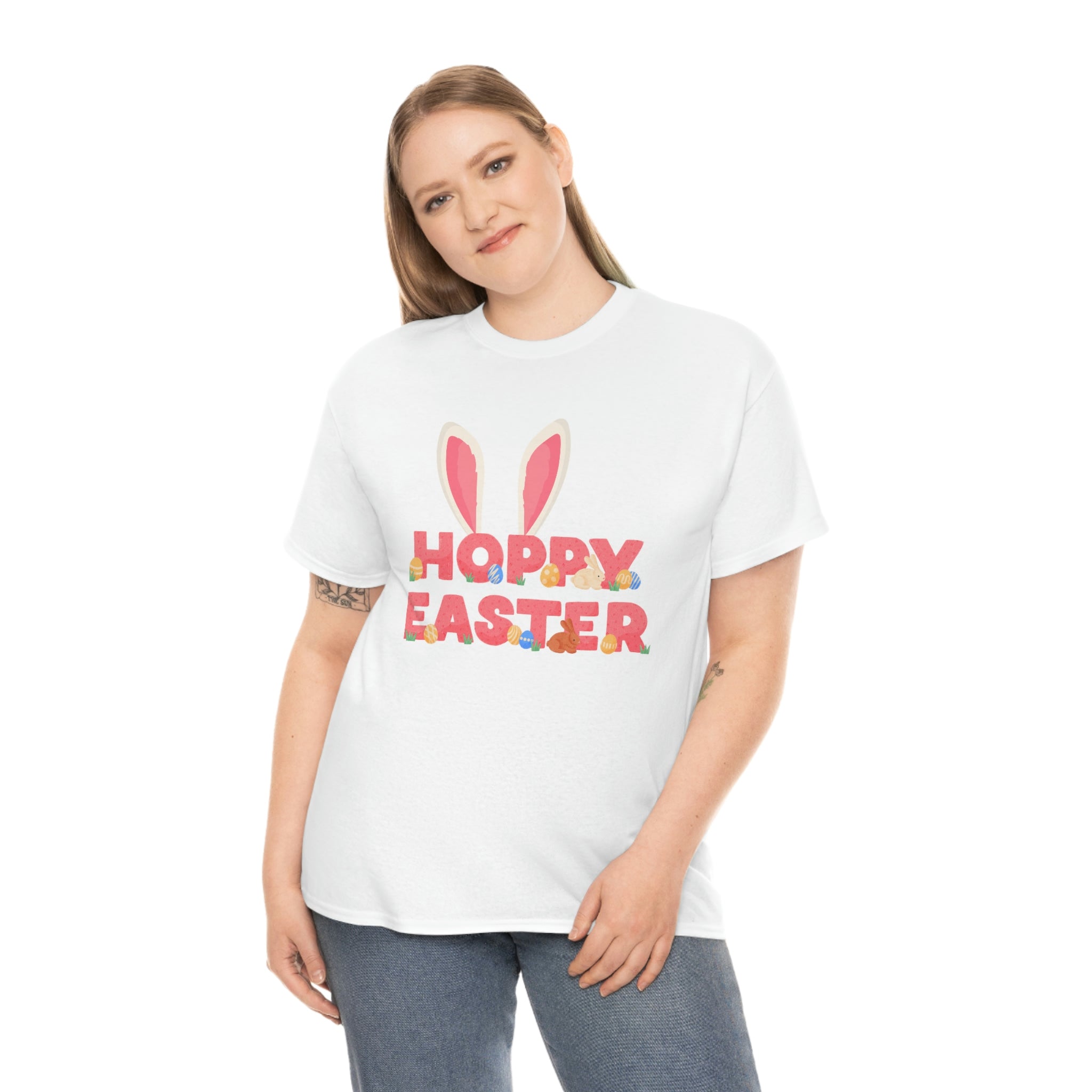 The Hoppy Easter Unisex Heavy Cotton Tee