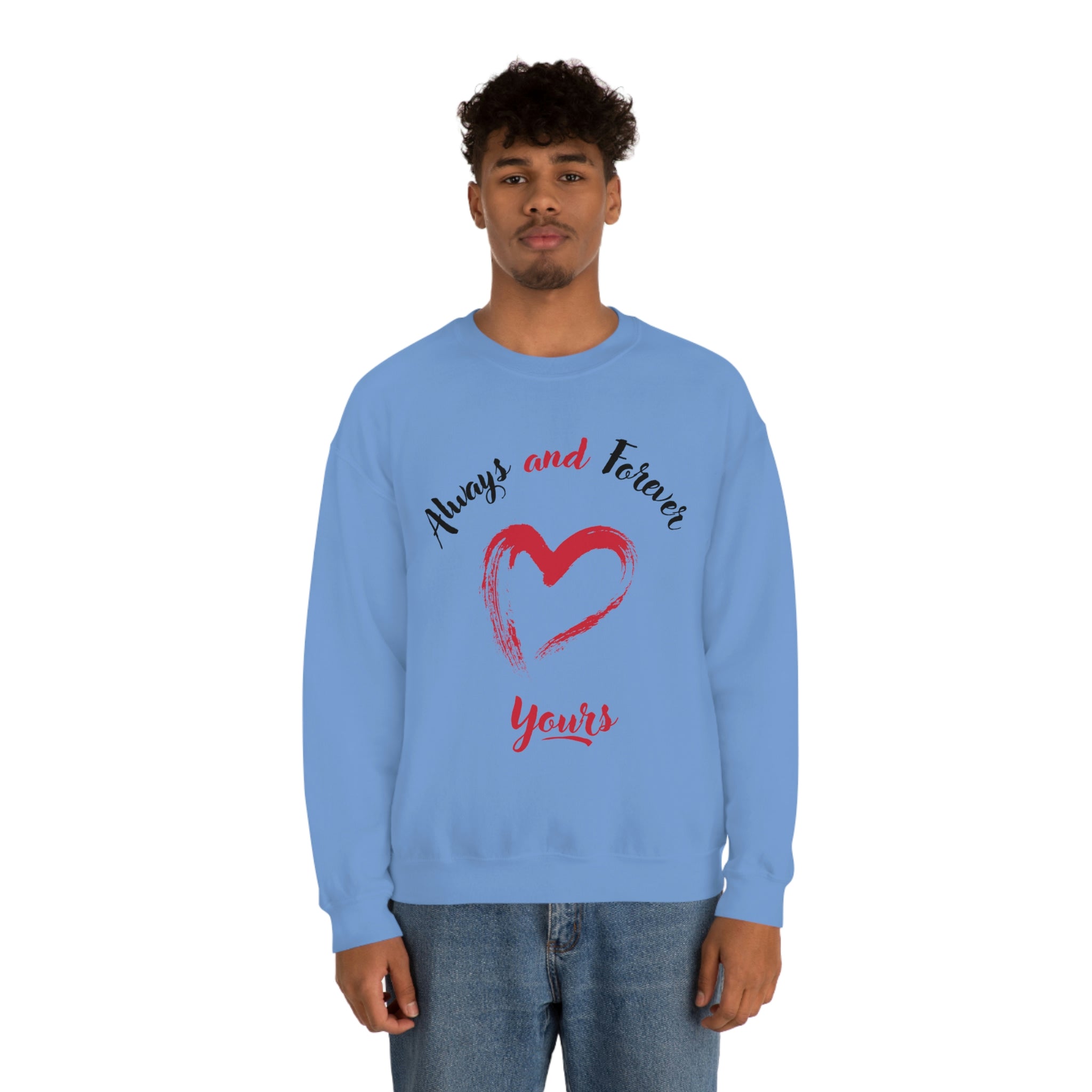 Always And Forever Yours Unisex Heavy Blend™ Crewneck Sweatshirt