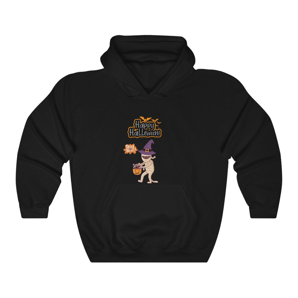 Happy Halloween Mummy Unisex Heavy Blend™ Hooded Sweatshirt