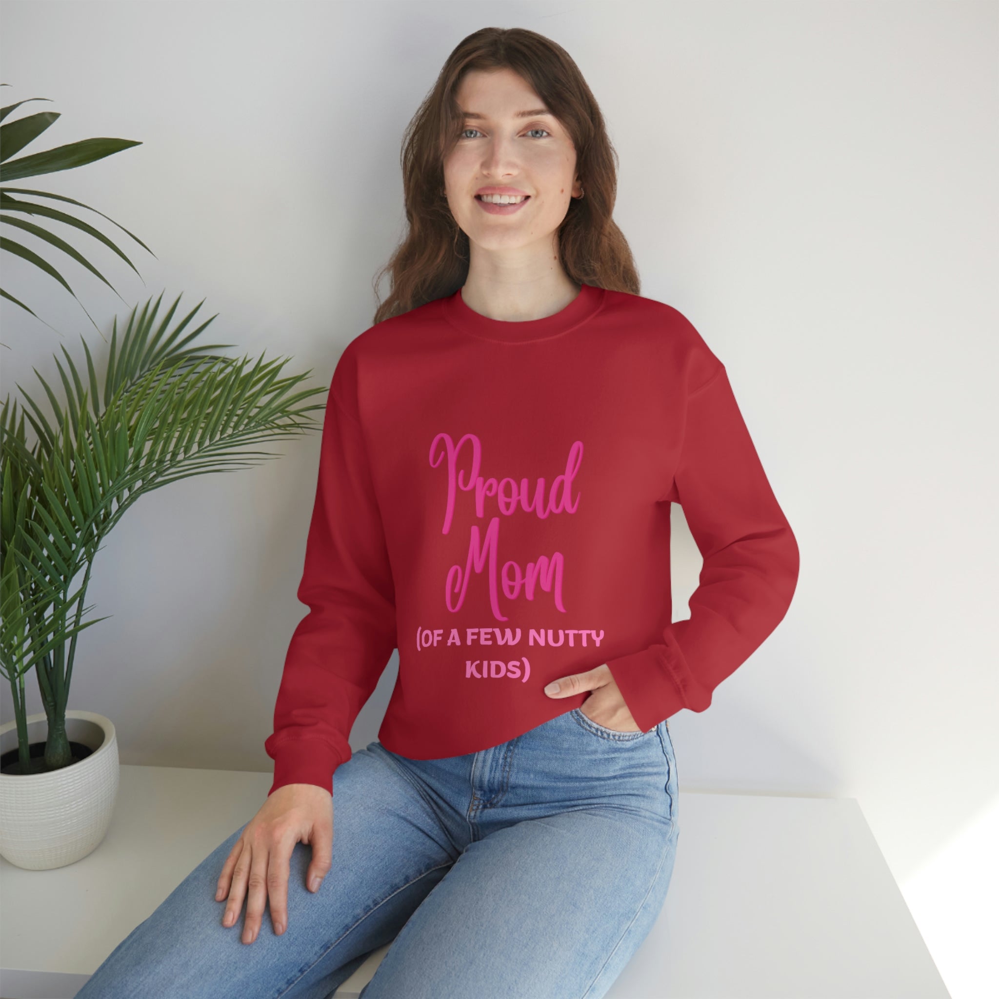 Proud MomUnisex Heavy Blend™ Crewneck Sweatshirt