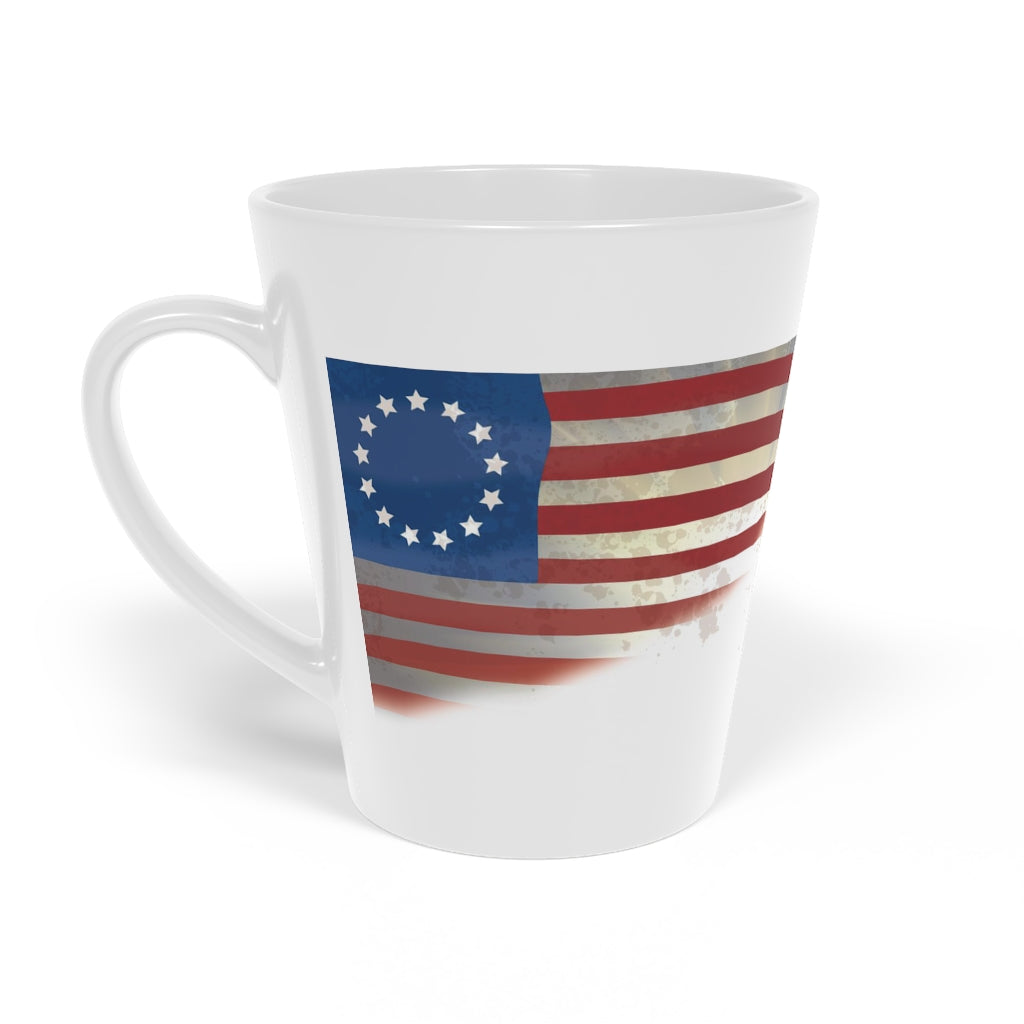 Old Glory Latte Mug, 12oz