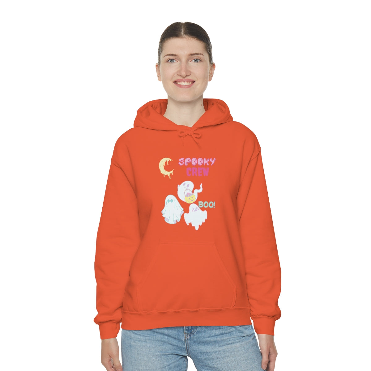 Spooky Crew BOO Unisex Heavy Blend™ Hooded Sweatshirt