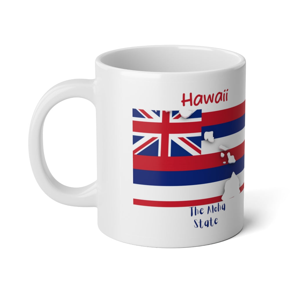 Hawaii State Flag Jumbo Mug, 20oz