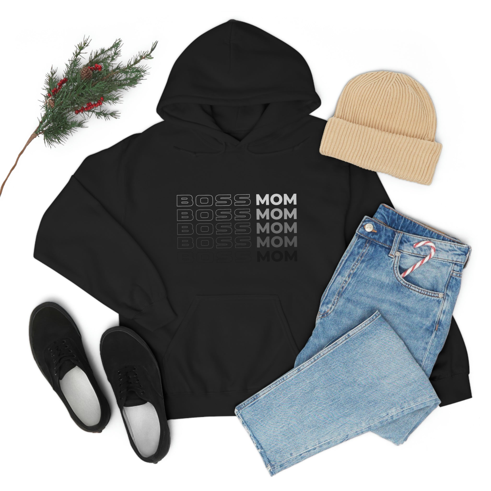 Boss Mom Unisex Heavy Blend™ Hooded Sweatshirt