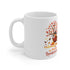 Happy Thanksgiving Turkey Pilgrim Ceramic Mug 11oz