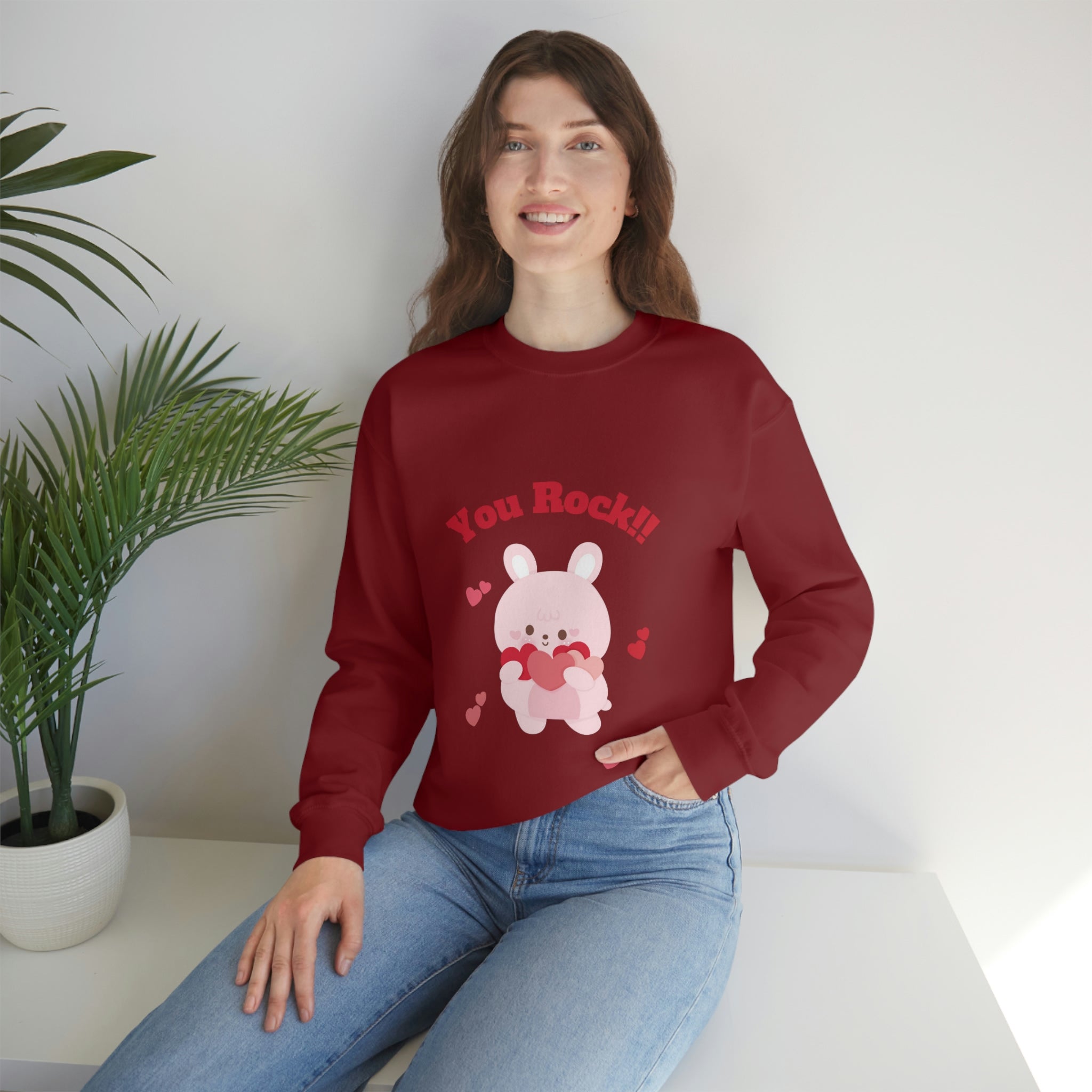 You Rock Unisex Heavy Blend™ Crewneck Sweatshirt