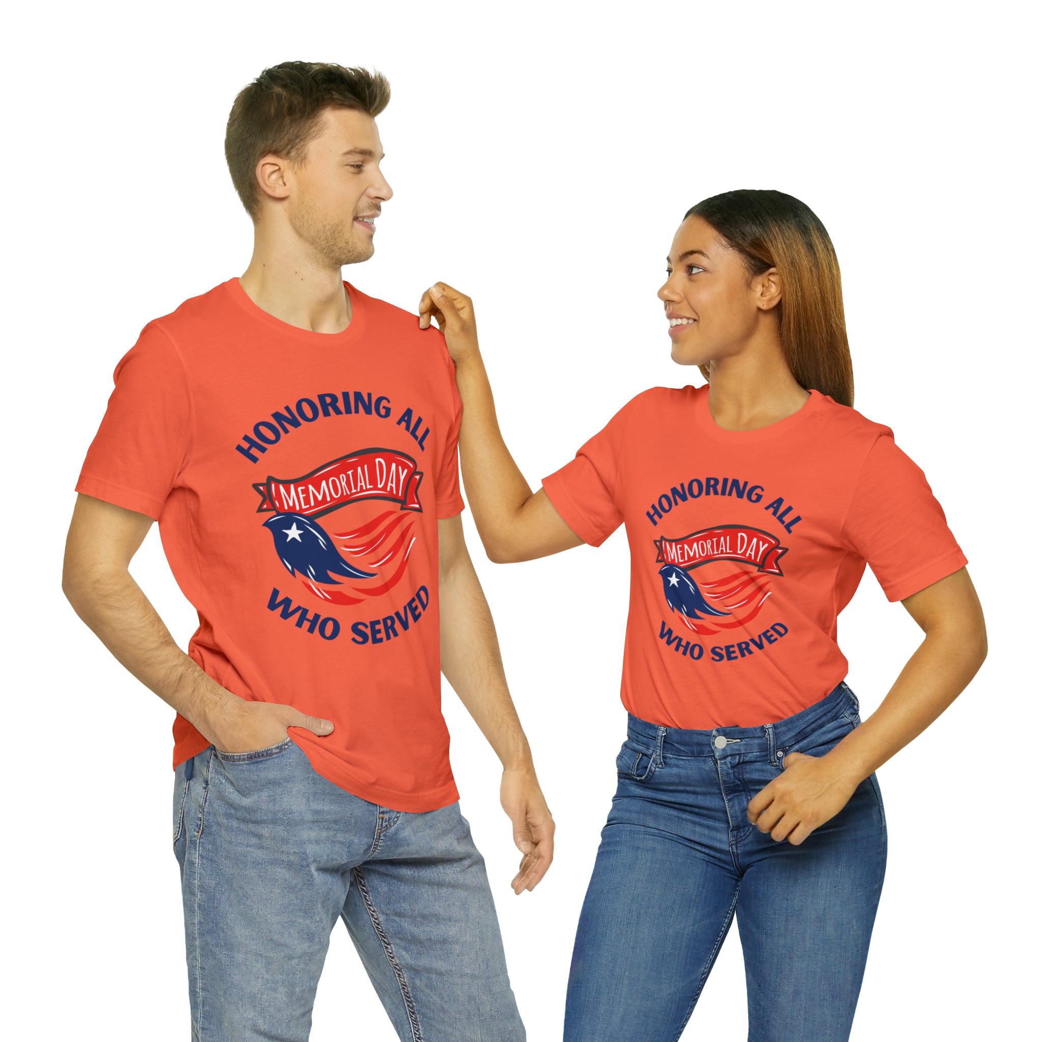 Memorial Day Honoring All Who Served Unisex Jersey Short Sleeve Tee