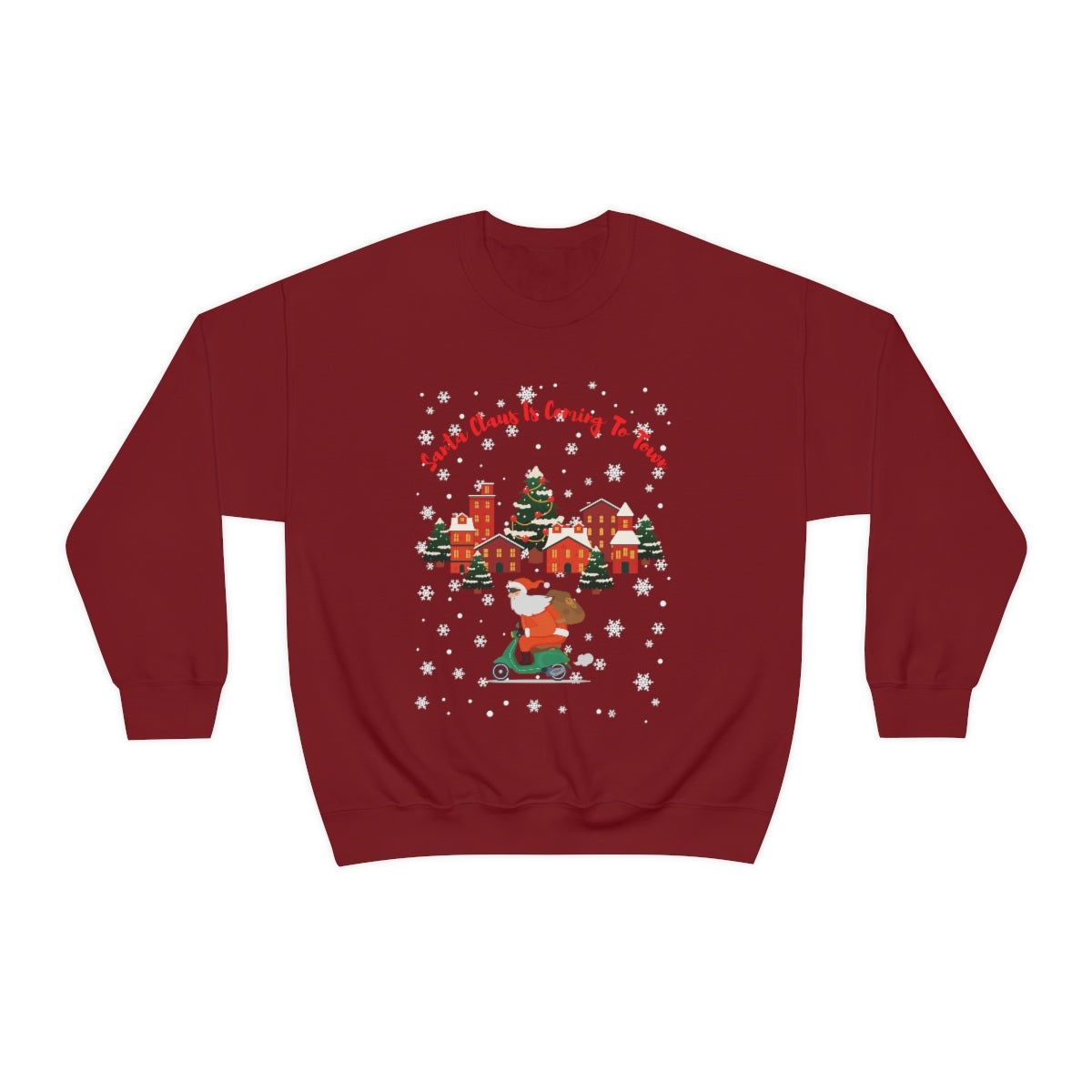 Santa Claus Is Coming To Town Unisex Heavy Blend™ Crewneck Sweatshirt