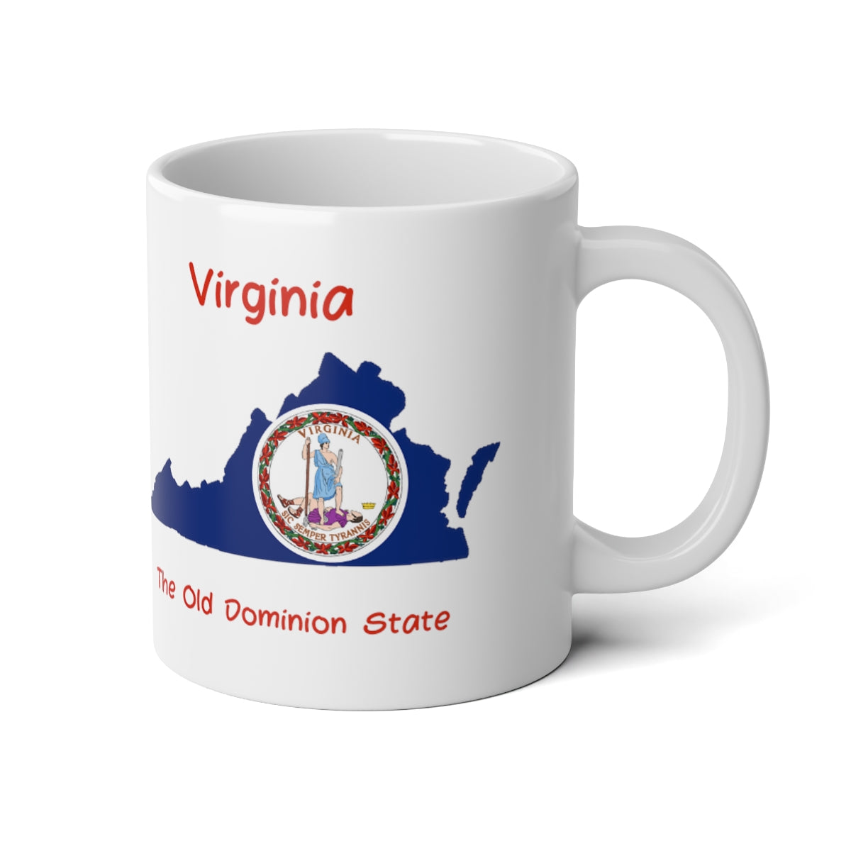 Virginia State Flag Jumbo Mug, 20oz