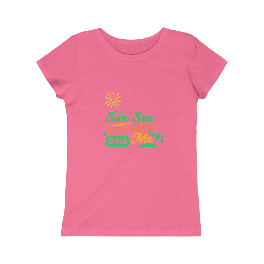 Sun Sea The Sand And Me Girls Princess Tee