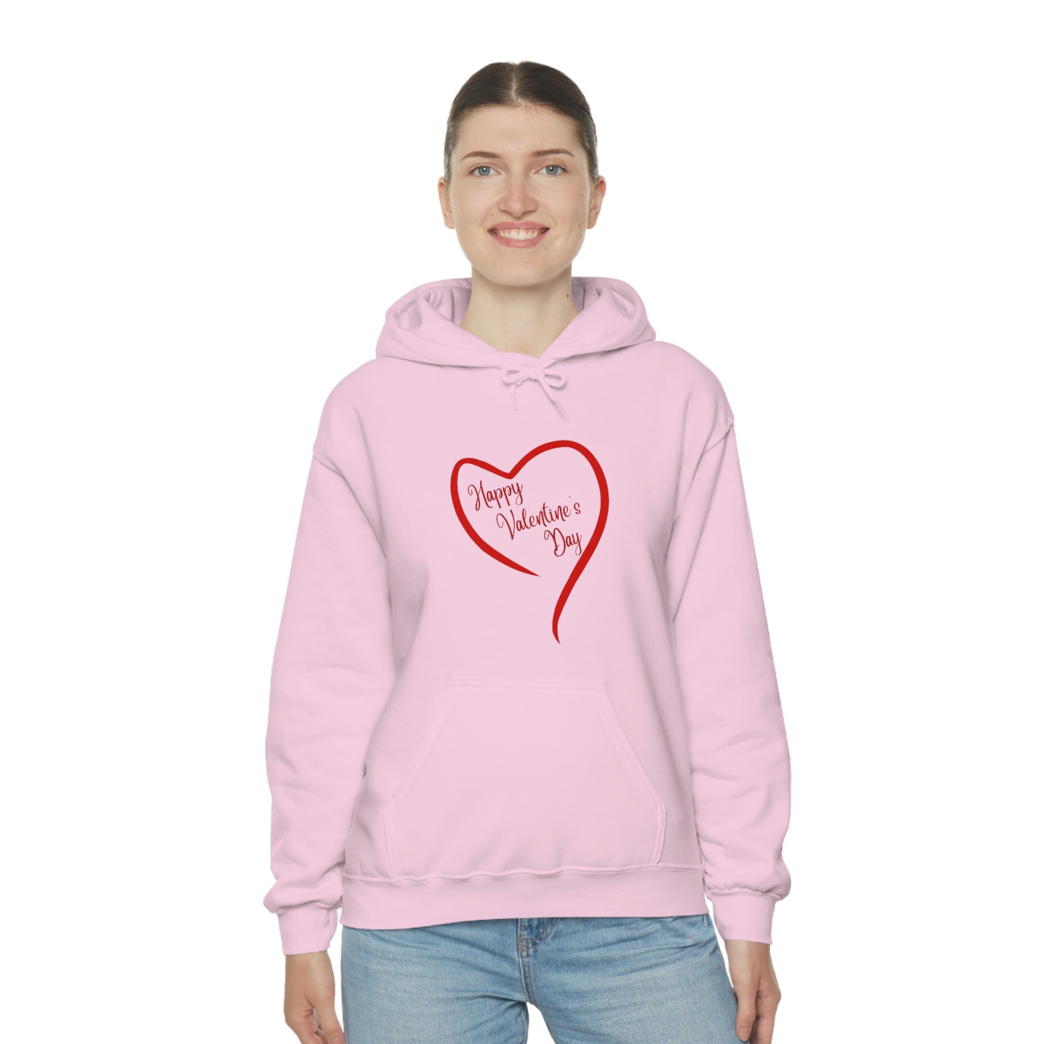 Happy Valentine's Day Unisex Heavy Blend™ Hooded Sweatshirt