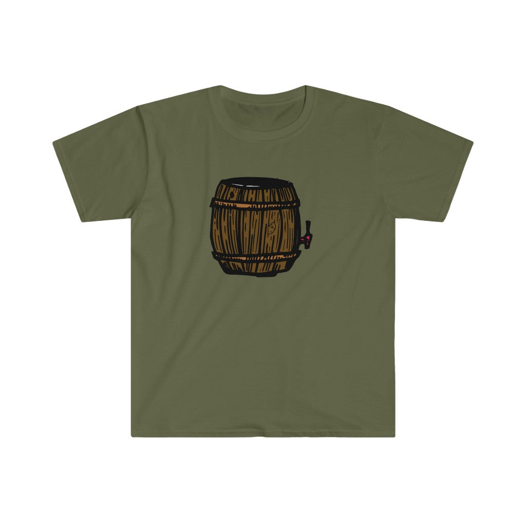 Keg Beer Unisex Softstyle T-Shirt