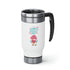 Happy Mother's Day Gnome Stainless Steel Travel Mug with Handle, 14oz