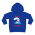 Surfing Santa Toddler Pullover Fleece Hoodie