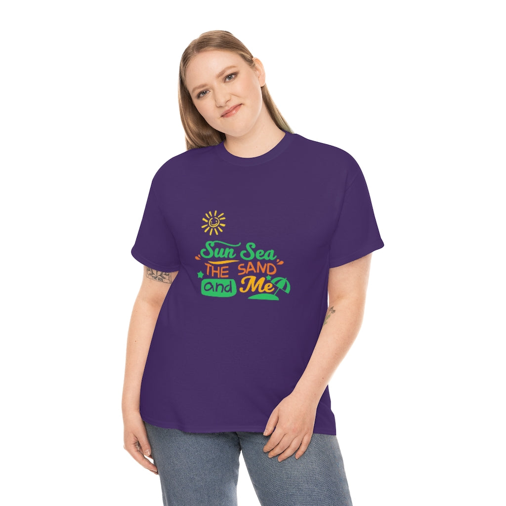 Sun Sea The Sand and Me Unisex Heavy Cotton Tee