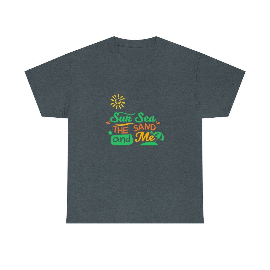 Sun Sea The Sand and Me Unisex Heavy Cotton Tee