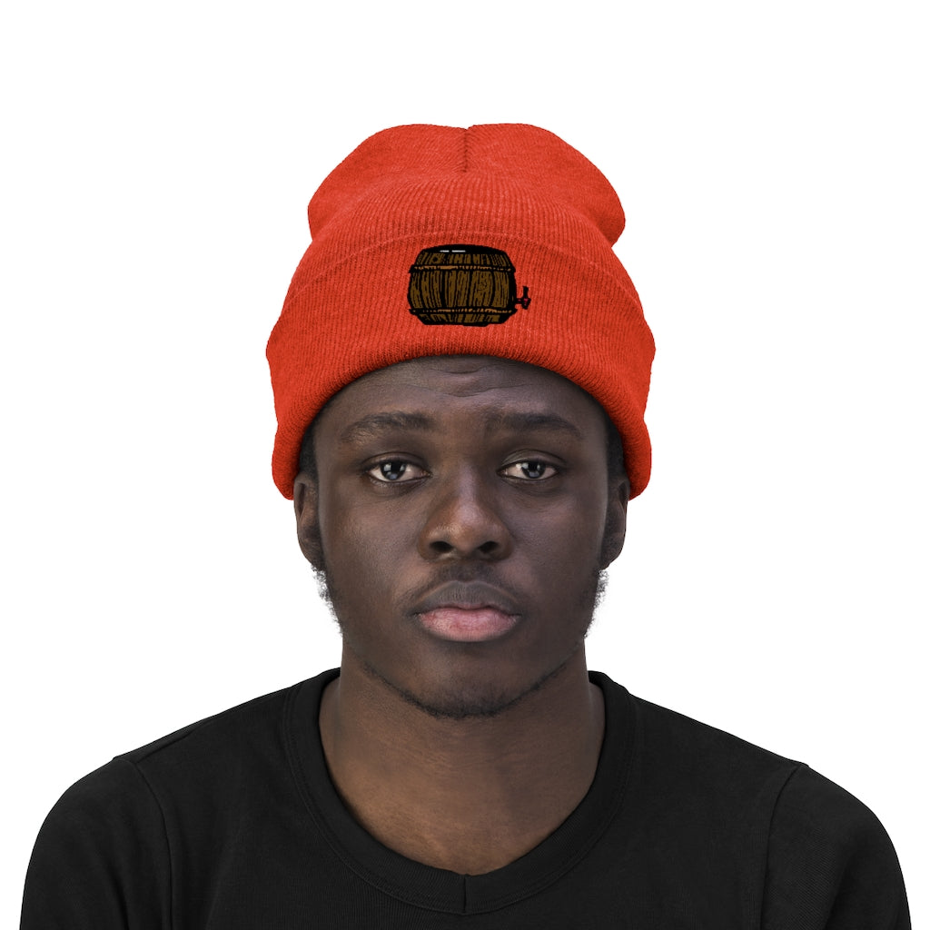 Keg Barrel Knit Beanie