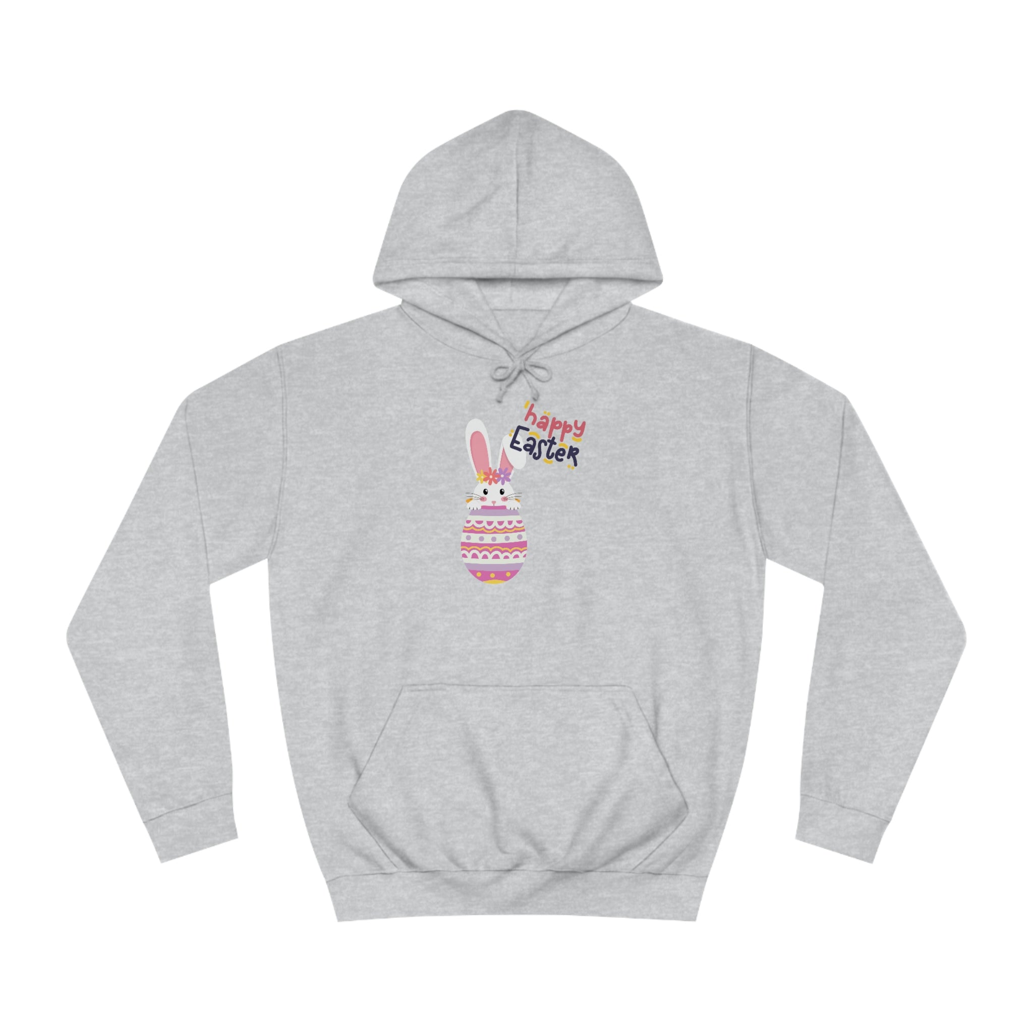 Happy Easter Day Bunny Unisex College Hoodie